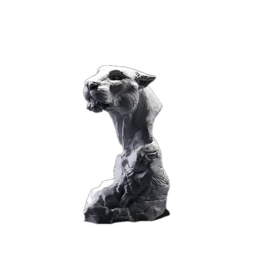 Lioness Bust | Animal Den Miniatures