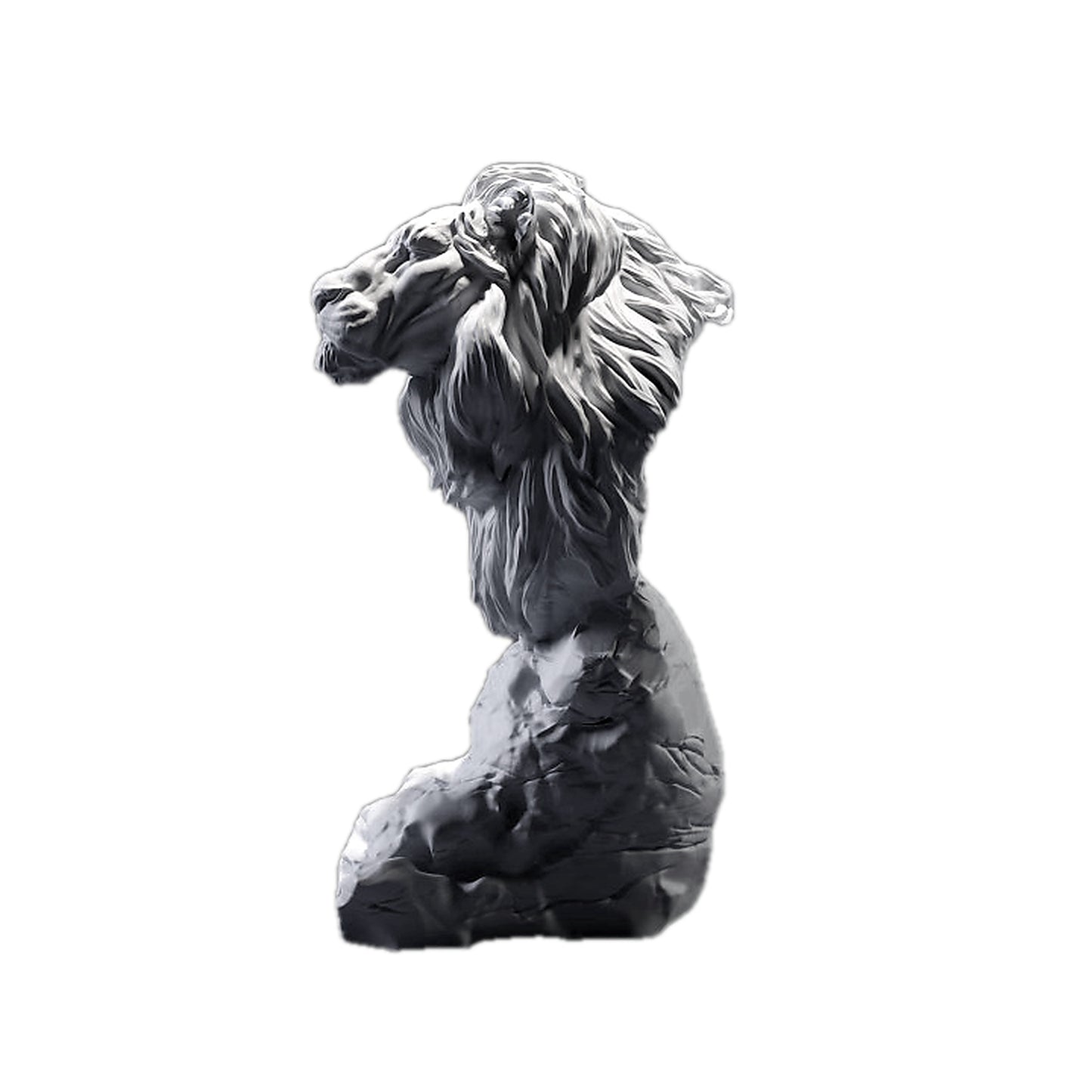 Lion Bust | Animal Den Miniatures