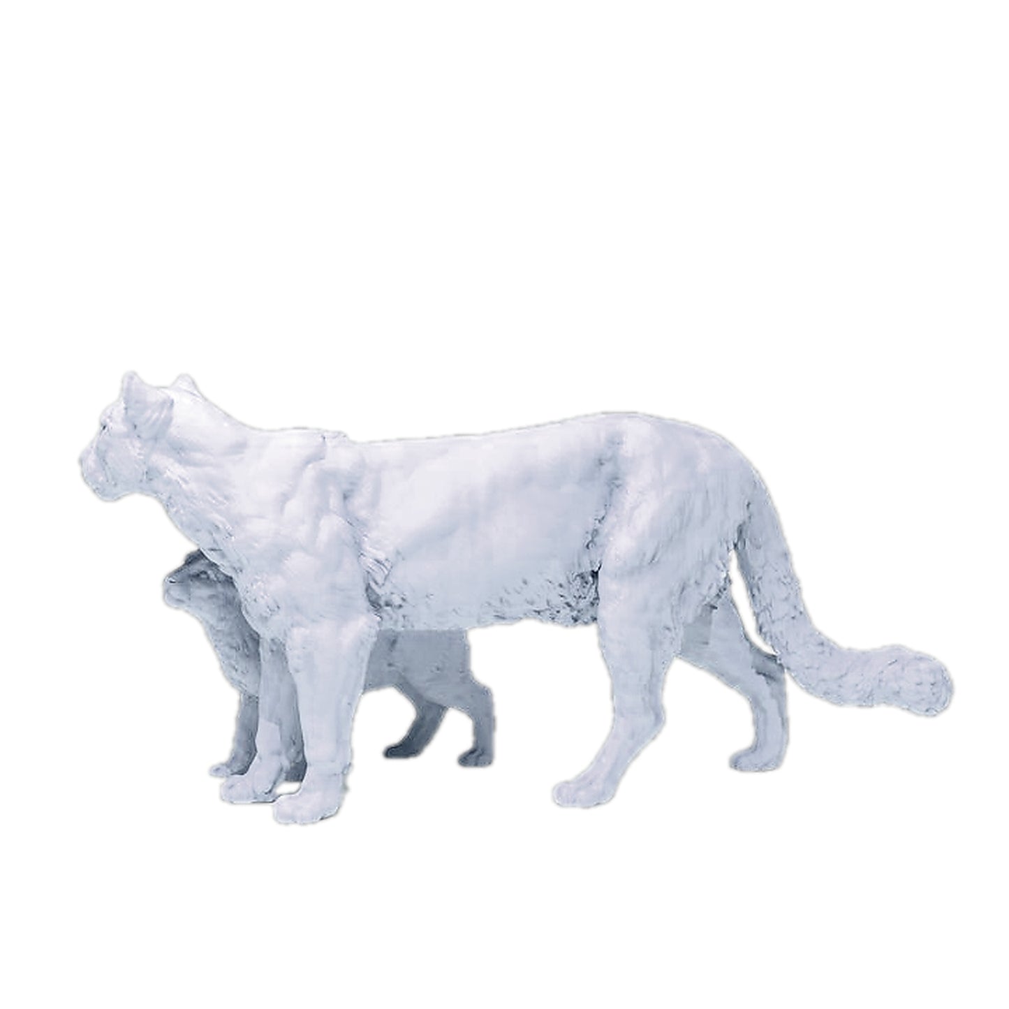 Mountain Lion and Cub | Animal Den Miniatures