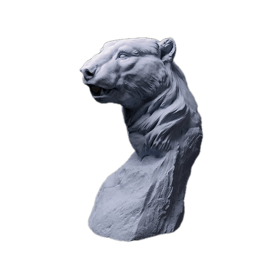 Polar Bear Bust | Animal Den Miniatures