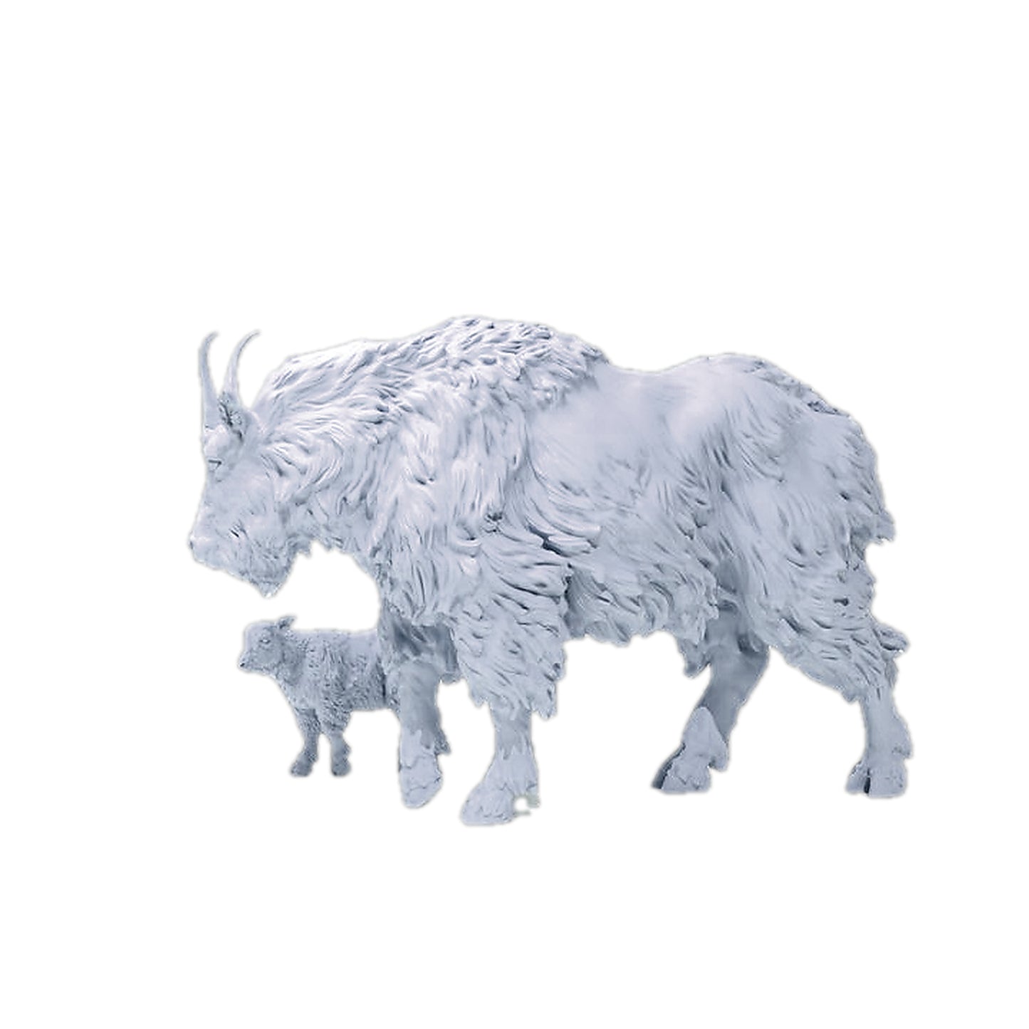 Rocky Mountain Goat and Kid | Animal Den Miniatures