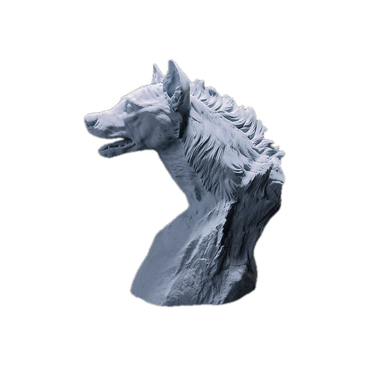 Spotted Hyena Bust | Animal Den Miniatures