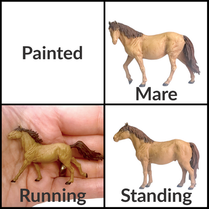 Konik Horse Miniature 1:48 scale, Animal Den Miniatures