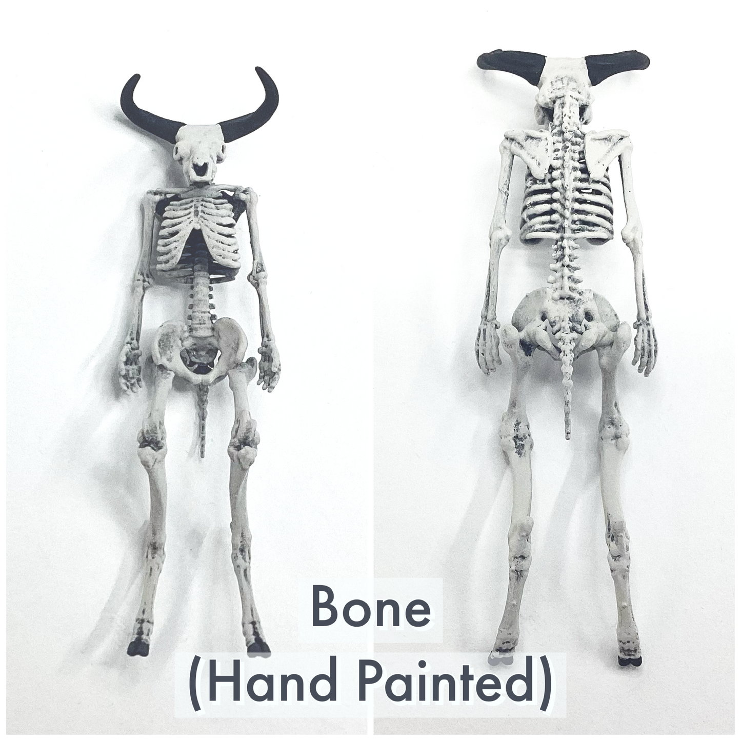 Minotaur Skeleton - 1:24 scale miniature for horror diorama, dollhouse, tabletop arts and crafts, replica curiosities oddities (1 skeleton)