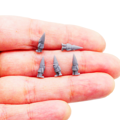 1:24 scale Garden Gnome MICROS miniature — handmade resin scale model by The Scale Grail