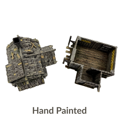 Medieval Hut Miniature House by 3dpforu