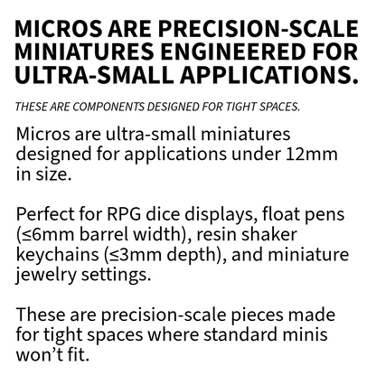 Heavy Bombers MICROS miniature side view — The Scale Grail