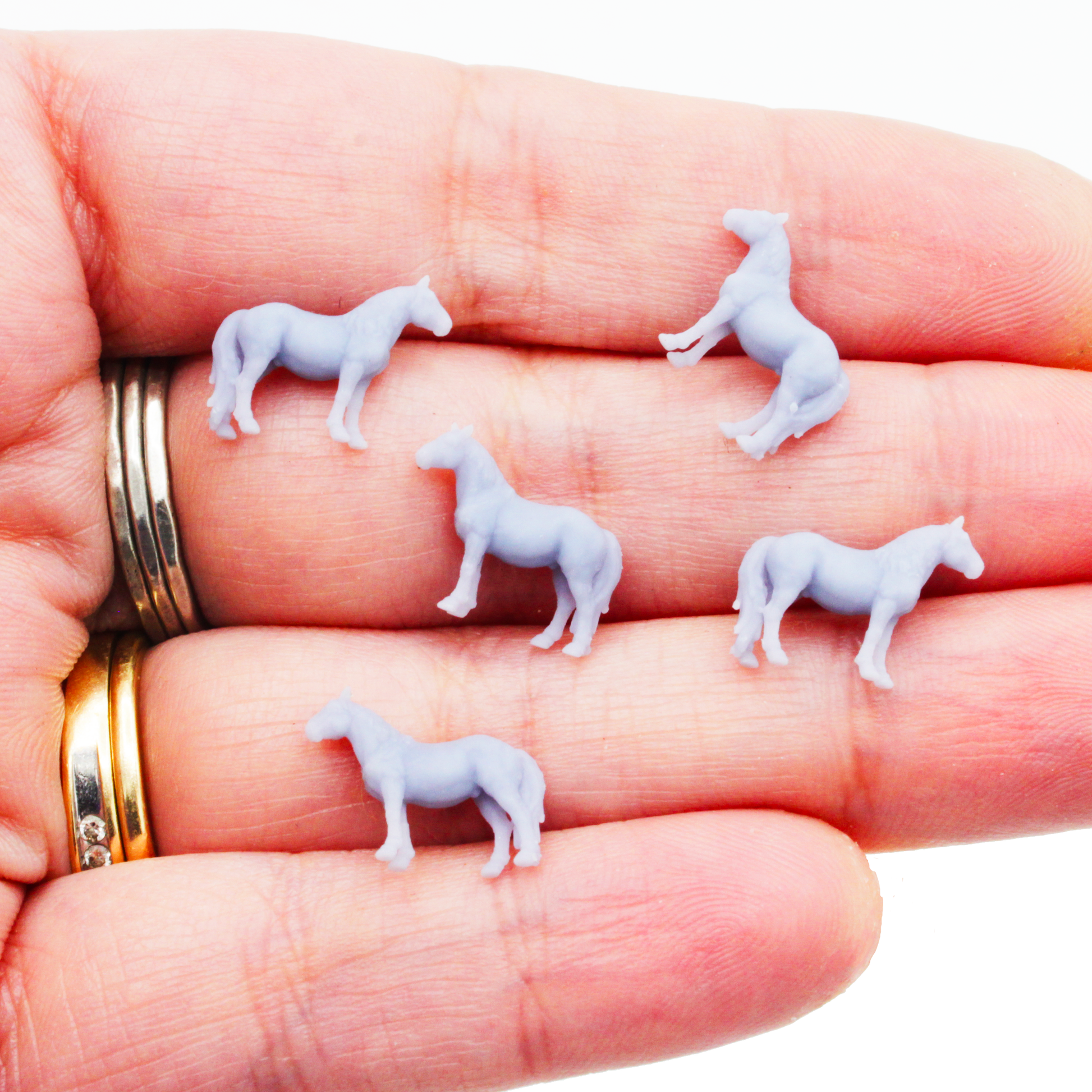 Horse MICROS miniature — handmade resin scale model by The Scale Grail
