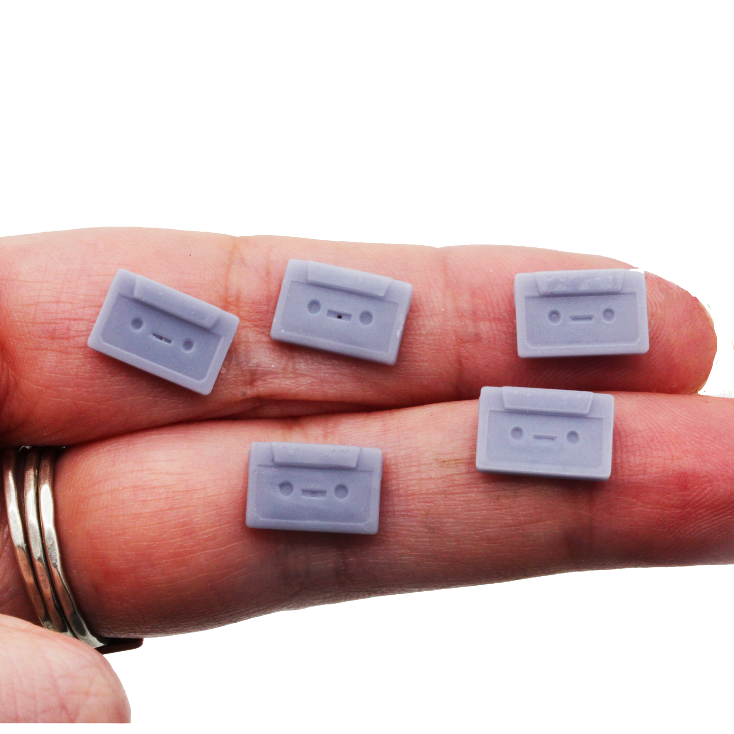 Cassette Tape 80s 90s nostalgia for dice, pens, jewelry, resin 3d model miniature — handmade resin scale model by The Scale Grail