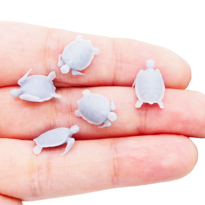 Sea Turtle MICRO miniature — handmade resin scale model by The Scale Grail