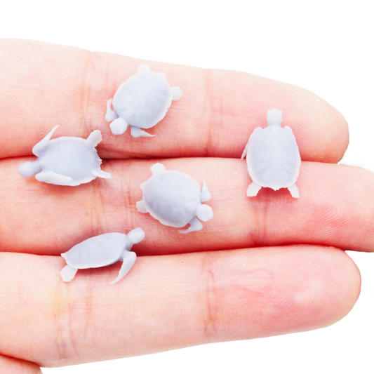 Sea Turtle MICRO miniature — handmade resin scale model by The Scale Grail