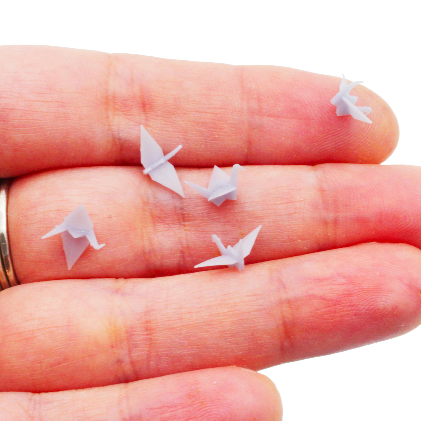 1:12 scale Paper Cranes Origami 1:12 Scale MICROS miniature — handmade resin scale model by The Scale Grail