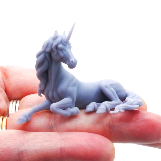 Unicorn 1:48 Scale Replica Collectible for Dollhouse and Diorama by The Scale Grail