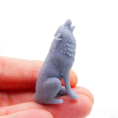 Wolf Miniature 1:24 Scale Replica Collectible for Dollhouse and Diorama by The Scale Grail