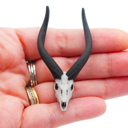 Nyala Antelope Skull Miniature (Field Bones #133: Africa) 1:12 Replica Collectible for Dollhouse and Diorama by The Scale Grail