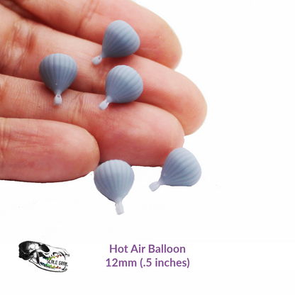 Hot Air Balloons - 12mm Microscale Accessories for dollhouse and diorama 3d model by The Scale Grail
