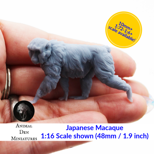 Japanese Macaque  | Animal Den Miniatures