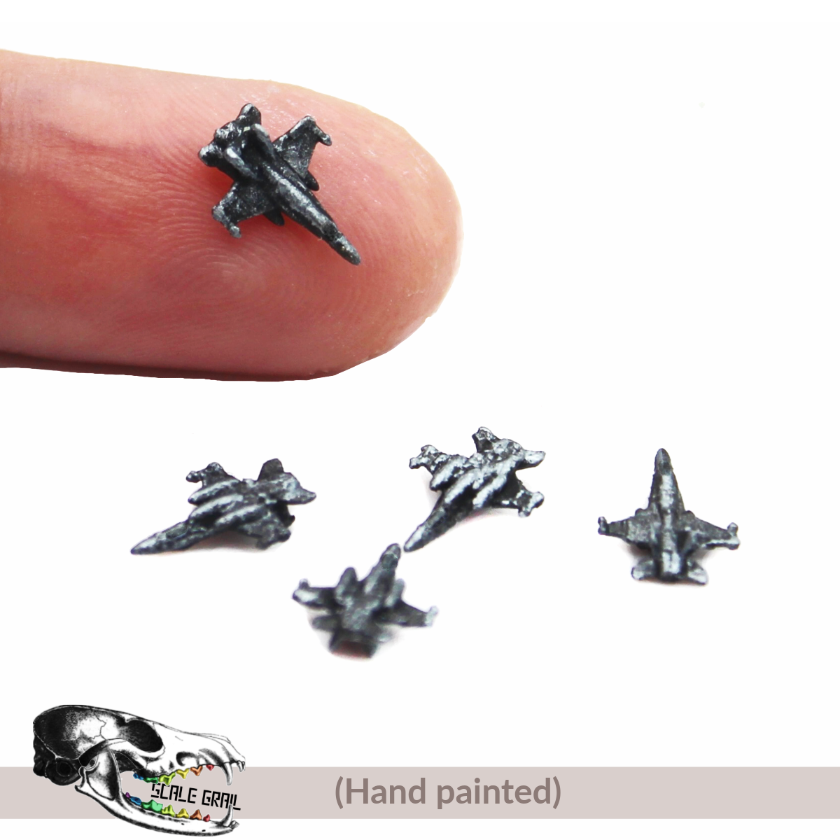 1:24 scale F18 Fighter Jet 1:2400 Microscale Accessories for miniature detail view — 3D printed resin