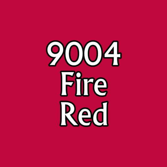 Reaper 09004: Fire Red Master Series Core Colors Acrylic Paint miniature — handmade resin scale model by The Scale Grail