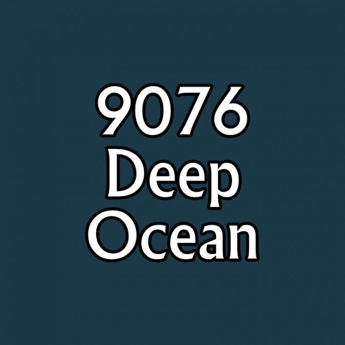 Reaper 09076: Deep Ocean Master Series Core Colors Acrylic Paint miniature — handmade resin scale model by The Scale Grail