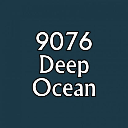 Reaper 09076: Deep Ocean Master Series Core Colors Acrylic Paint miniature — handmade resin scale model by The Scale Grail