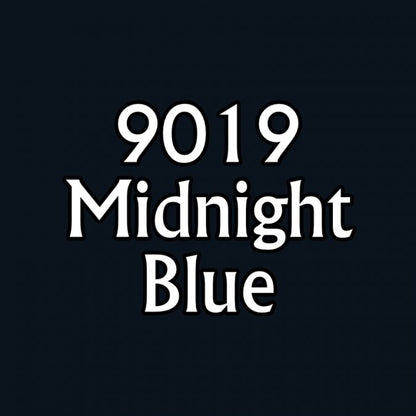 Reaper 09019: Midnight Blue Master Series Core Colors Acrylic Paint miniature — handmade resin scale model by The Scale Grail