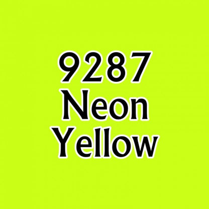 Reaper 09019: Neon Yellow Master Series Core Colors Acrylic Paint miniature — handmade resin scale model by The Scale Grail