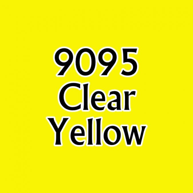 Reaper 09095: Clear Yellow Master Series Core Colors Acrylic Paint miniature — handmade resin scale model by The Scale Grail