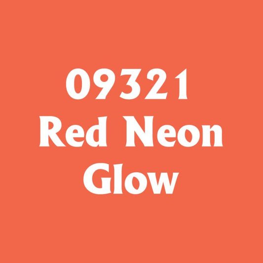 Reaper 09321: Red Neon Glow Master Series Core Colors Acrylic Paint miniature — handmade resin scale model by The Scale Grail