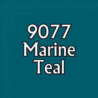 Reaper 09077: Marine Teal Master Series Core Colors Acrylic Paint miniature — handmade resin scale model by The Scale Grail