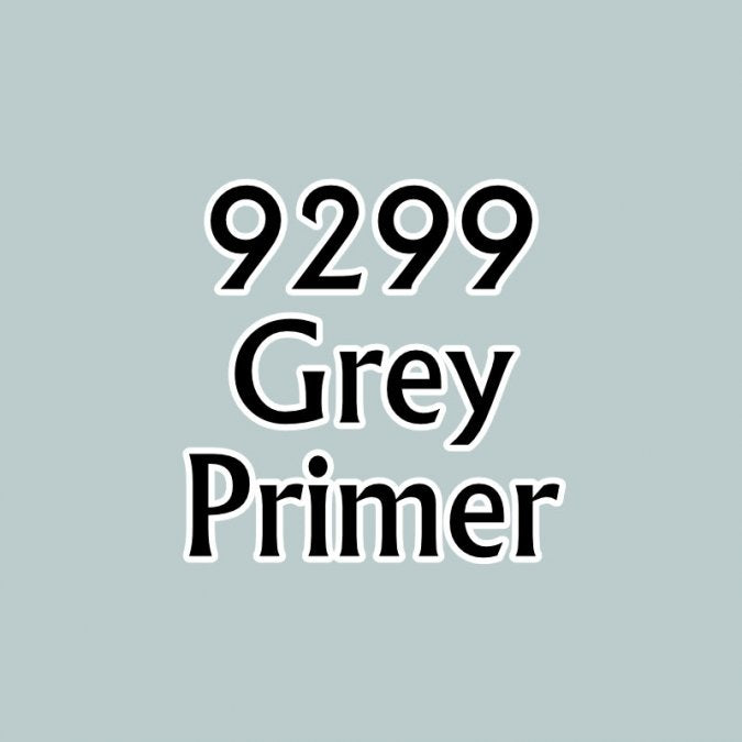 Reaper 09299: Grey Primer Master Series Core Colors Acrylic Paint miniature — handmade resin scale model by The Scale Grail