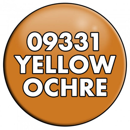 Reaper 09331: Oxide Yellow Master Series Core Colors Acrylic Paint miniature — handmade resin scale model by The Scale Grail