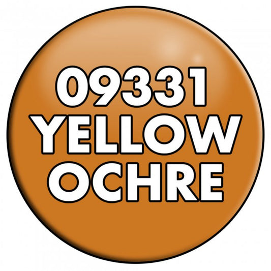 Reaper 09331: Oxide Yellow Master Series Core Colors Acrylic Paint miniature — handmade resin scale model by The Scale Grail