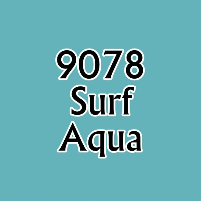 Reaper 09078: Surf Aqua Master Series Core Colors Acrylic Paint miniature — handmade resin scale model by The Scale Grail