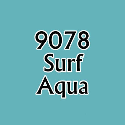 Reaper 09078: Surf Aqua Master Series Core Colors Acrylic Paint miniature — handmade resin scale model by The Scale Grail