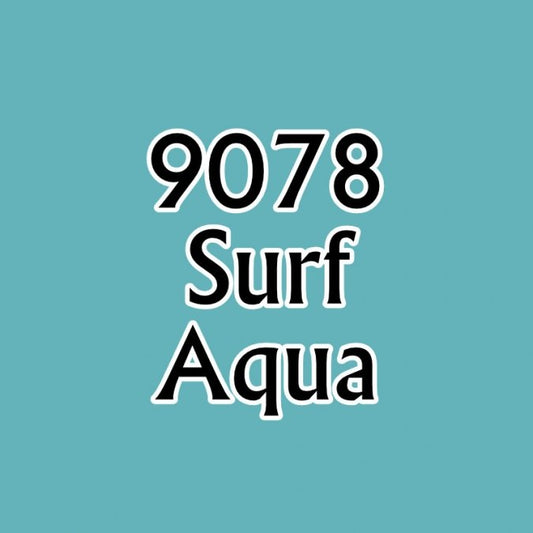 Reaper 09078: Surf Aqua Master Series Core Colors Acrylic Paint miniature — handmade resin scale model by The Scale Grail