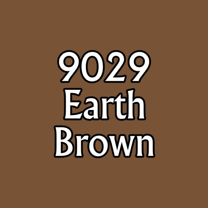 Reaper 09029: Earth Brown Master Series Core Colors Acrylic Paint miniature — handmade resin scale model by The Scale Grail