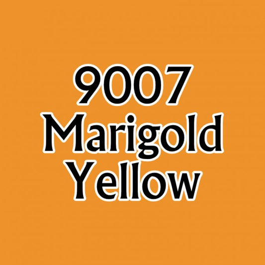 Reaper 09007: Marigold Yellow Master Series Core Colors Acrylic Paint miniature — handmade resin scale model by The Scale Grail