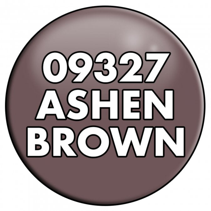 Reaper 09327: Ashen Browm Master Series Core Colors Acrylic Paint miniature — handmade resin scale model by The Scale Grail