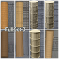 Cobblestone Texture Roller, 4 Inches Tall, Clay texture roller Seamless Design art craft diorama STL Loot Factory (Set 3)
