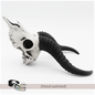 Springbok Skull - 4mm -1:2 Scale skull miniature replica oddities by The Scale Grail