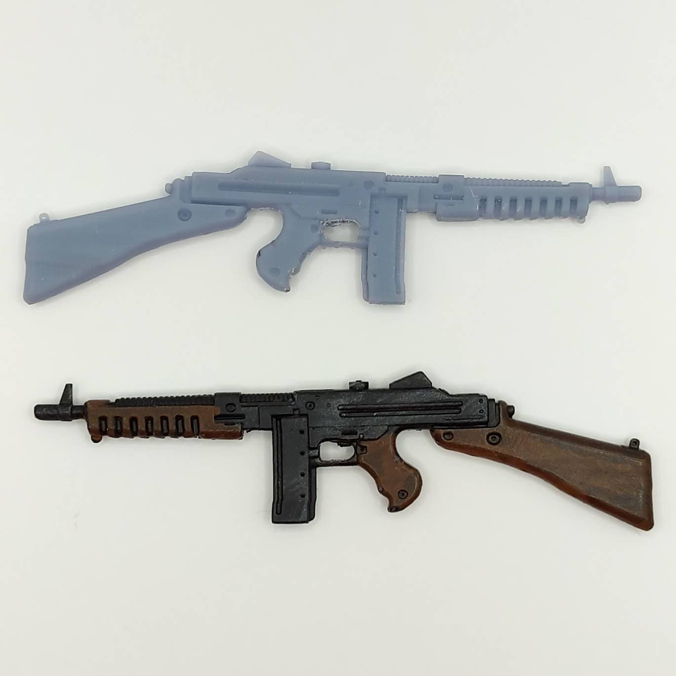 1:12 scale SMG 6 Inch Scale 1:12 Submachine Gun miniature — handmade resin scale model by The Scale Grail