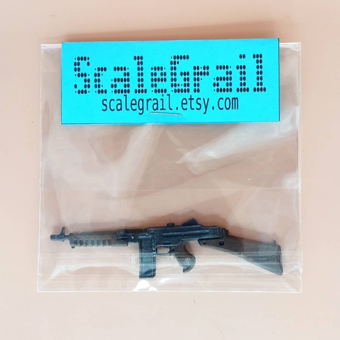 1:12 scale SMG 6 Inch Scale 1:12 Submachine Gun miniature — made in NC, USA