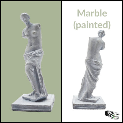 Venus De Milo, Winged Victory Miniature 1:48 Scale replica Greek statue Dollhouse diorama decor mini version of popular sculpture (1 statue)