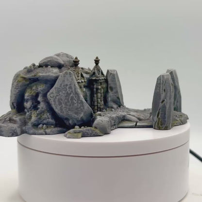 Medieval Barrow Miniature Dungeon Entrance by 3dpforu